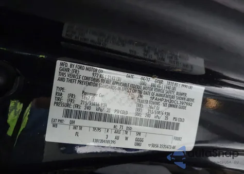 2012 Ford Focus Sel из США, поврежденный, VIN 1FAHP3H20CL397692